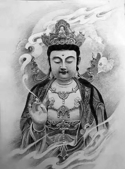 10组传统满背的纹身手稿图片欣赏