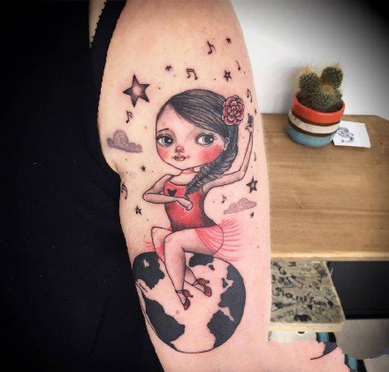 混搭插画纹身 18款混搭风格的插画纹身图片欣赏