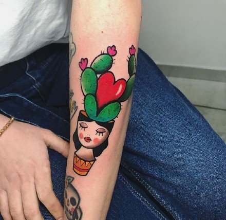 可爱的18组小彩色纹身图案