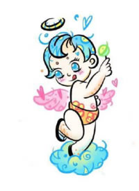 一组很可爱的小水彩纹身图片手稿欣赏