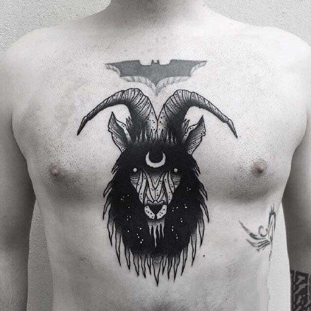 27款个性的暗黑灰纹身作品图片欣赏