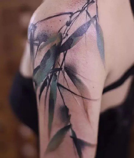 水墨纹身 18款中国风的水墨纹身作品图案