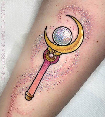 水冰月纹身 9张动漫美少女战士水冰月的卡通纹身图片