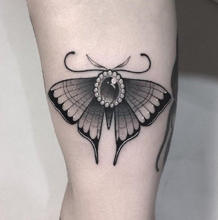 黑色点刺纹身 18组暗黑色的创意点刺纹身图案