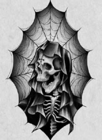 27组黑灰色的创意小图纹身素材图片欣赏