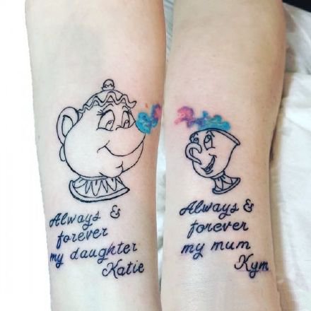 恋人纹身 18组适合情侣的成对纹身图案