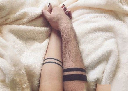 恋人纹身 18组适合情侣的成对纹身图案