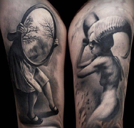 9款欧美逼真的立体写实纹身图案