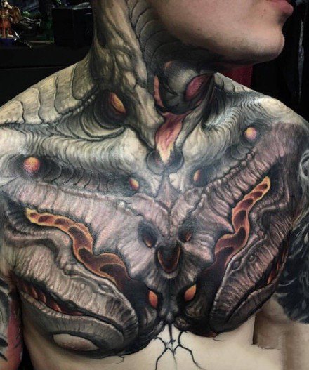 9款欧美逼真的立体写实纹身图案