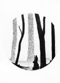 38款几何元素里的写实黑灰小风景纹身图案