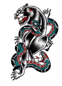 34款经典oldschool的小彩图纹身手稿图片