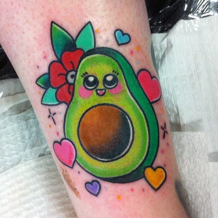 食物纹身  多款创意而又可爱的食物纹身图案