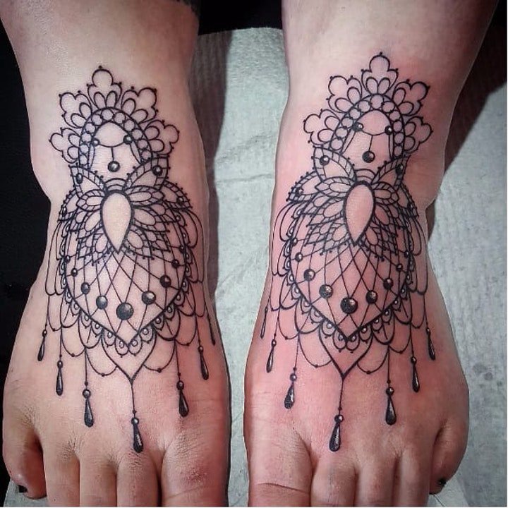 脚部纹身 10款个性化十足的脚背纹身图案