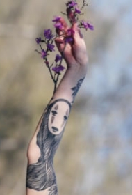 千与千寻里的一组无脸男纹身图片缩略频道推荐图