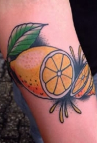 柠檬纹身 9张水果柠檬的主题纹身图片