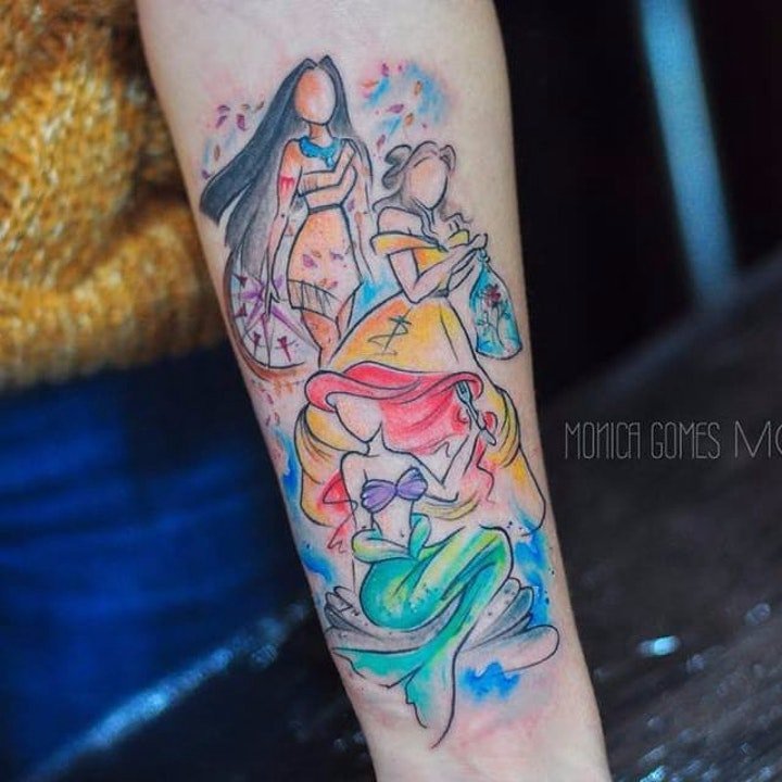 动画派纹身：10张迪士尼系列的动画派纹身图案