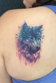 狼的纹身图案   技巧与创意并存的狼纹身图案