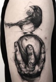 暗黑纹身图 欧美30组暗黑色的纹身作品图案