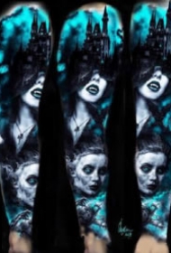 纹身写实图案-欧美梦幻逼真的一组写实纹身图案