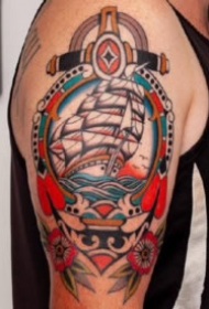 复古风格的一组oldschool纹身图片