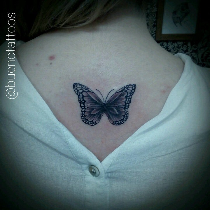 蝴蝶纹身图案 12款漂亮且梦幻的蝴蝶纹身图案