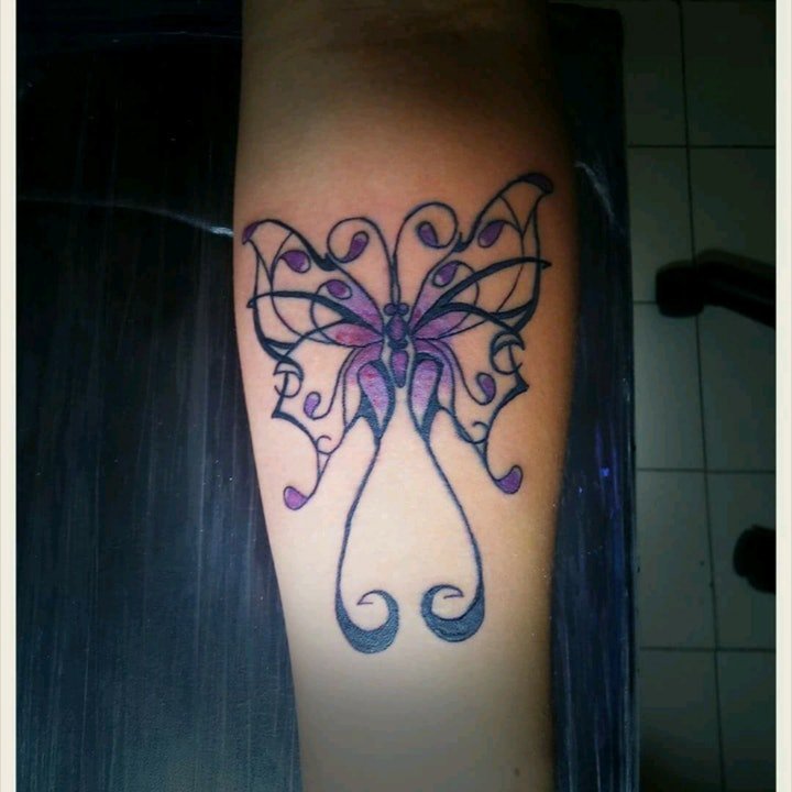 蝴蝶纹身图案 12款漂亮且梦幻的蝴蝶纹身图案