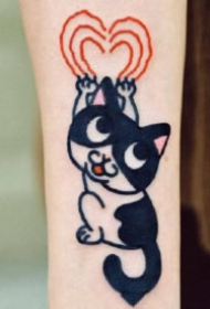 小纹身可爱 9张可爱的彩色小纹身图片欣赏