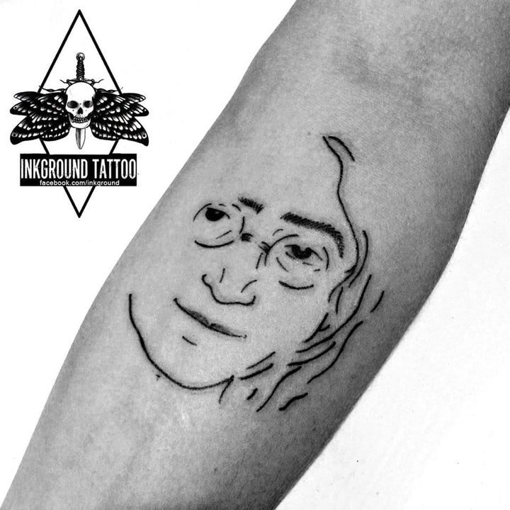 简笔画纹身图案 10张黑色线条纹身简笔画纹身图案