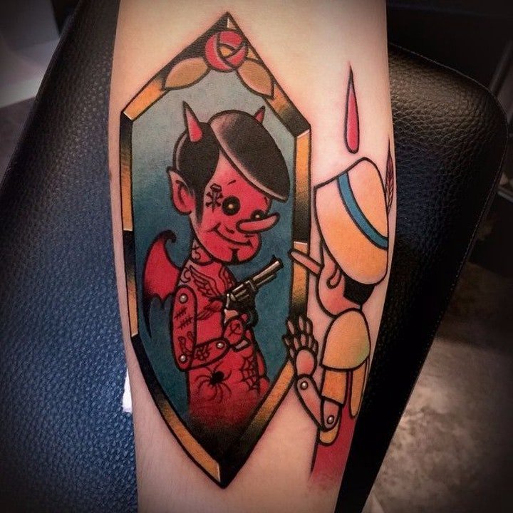 动画派纹身：10张迪士尼系列的动画派纹身图案