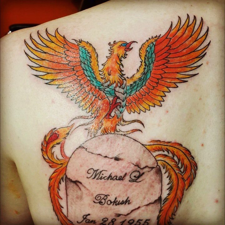 墓碑纹身图   8款阴森恐怖的墓碑纹身图案