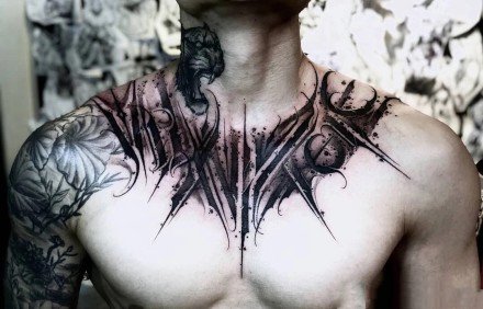 花体字刺青 27款欧美花体字纹身作品图案