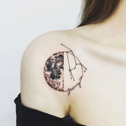 9款适合女生的创意小清新纹身图片