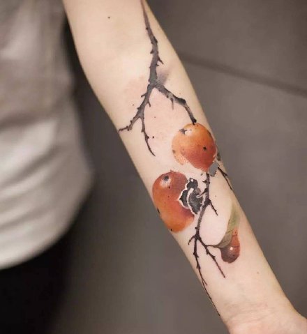 中国风的9张水墨国画风格纹身图片