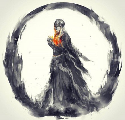 帅气的一组欧美影视人物的水墨纹身手稿图