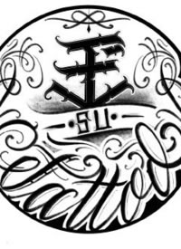 33组创意花体字的纹身手稿图片赏析