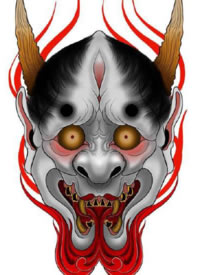 日式新传统风格的9款彩色纹身手稿图案