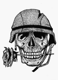 27组黑灰骷髅纹身手稿图案赏析