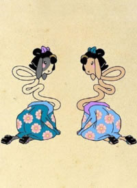 一组很有创意的小兔子纹身手稿图片欣赏