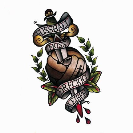 40款oldschool彩色小图纹身手稿图片