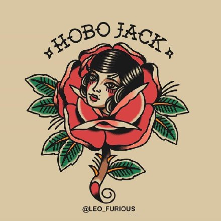 40款oldschool彩色小图纹身手稿图片