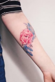 18款清新的水彩美图纹身图案