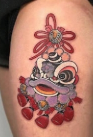 红色元素的9张日式传统纹身作品图