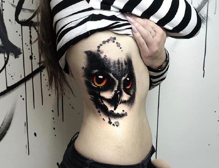 水墨纹身 9款超个性的创意水墨纹身图案