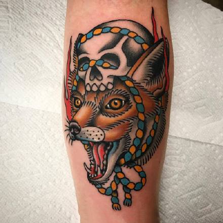 18款oldschool的彩色纹身图案欣赏