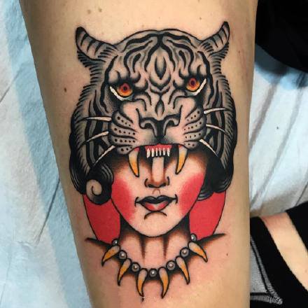 18款oldschool的彩色纹身图案欣赏