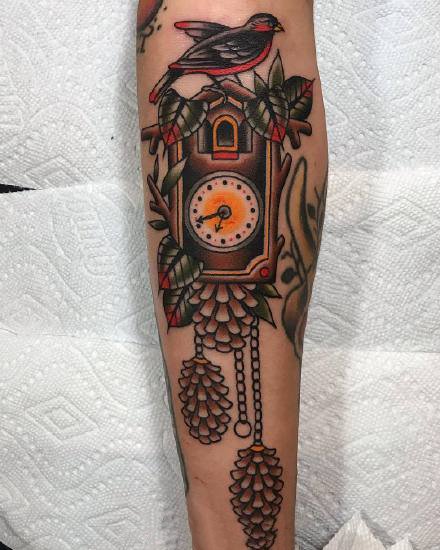 18款oldschool的彩色纹身图案欣赏