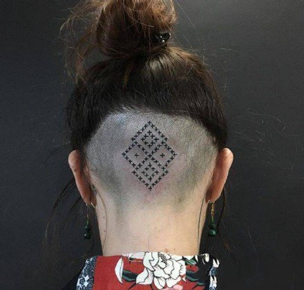 9张几何阵列规律图形符号纹身图片