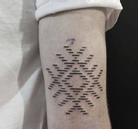 9张几何阵列规律图形符号纹身图片