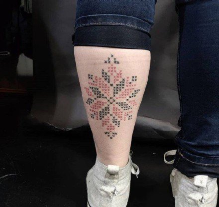 9张几何阵列规律图形符号纹身图片