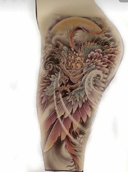 一组传统纹身的效果图手稿图片欣赏